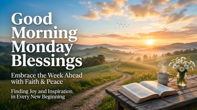 Good Morning Monday Blessings
