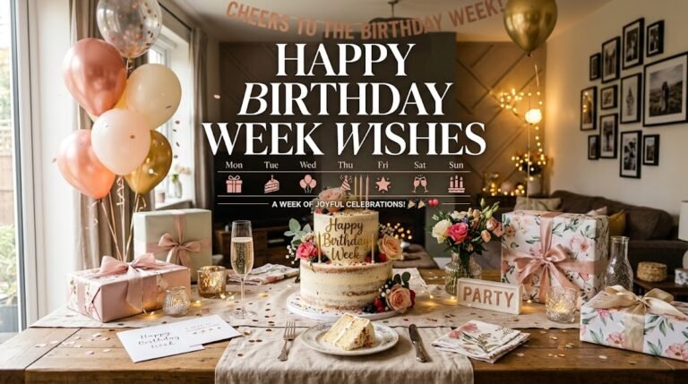 Happy Birthday Week Wishes