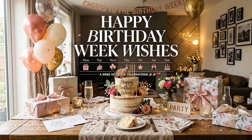Happy Birthday Week Wishes