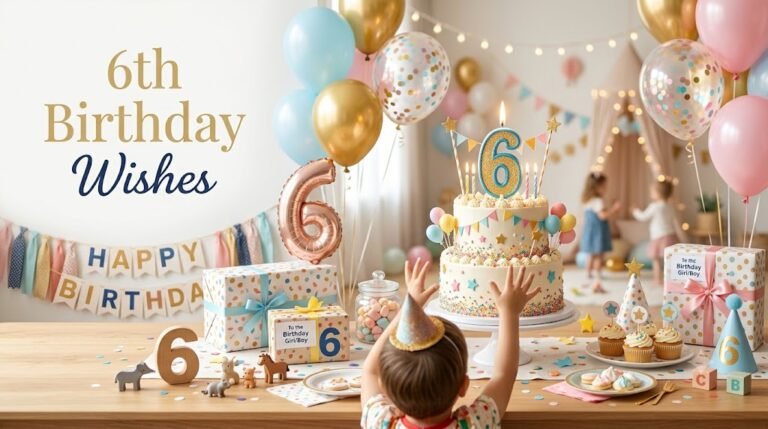 6th Birthday Wishes