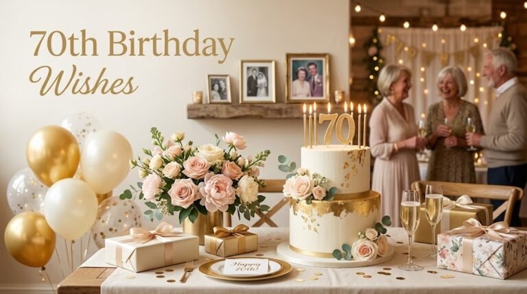 70th Birthday Wishes
