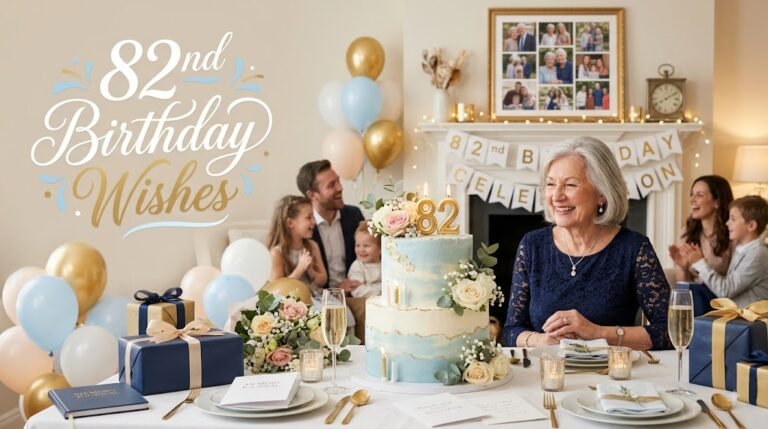 82nd Birthday Wishes