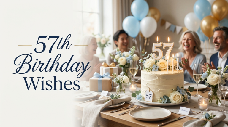 57th Birthday Wishes