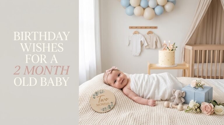 Birthday Wishes for a 2 Month Old Baby