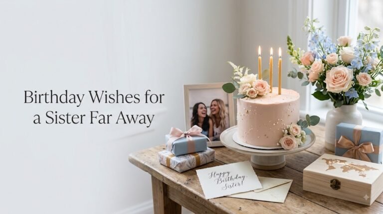 Birthday Wishes for a Sister Far Away