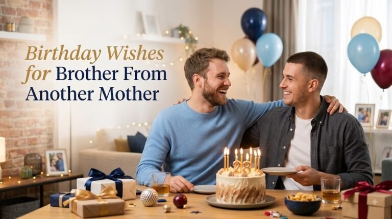 Birthday Wishes for Brother From Another Mother