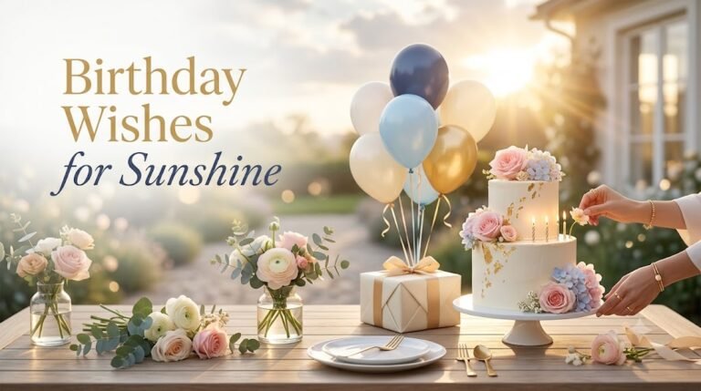 Birthday Wishes for Sunshine