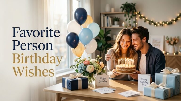 Favorite Person Birthday Wishes