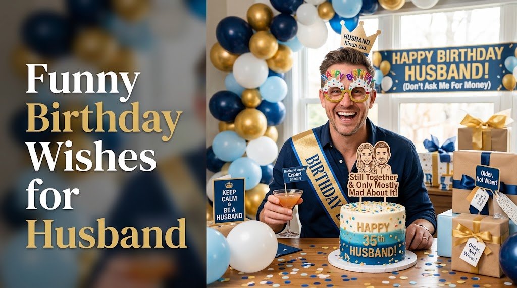 Funny Birthday Wishes for Husband