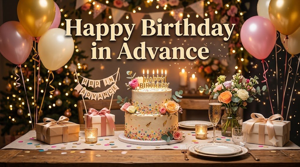 Happy Birthday in Advance