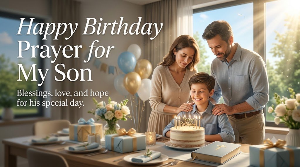 Happy Birthday Prayer for My Son