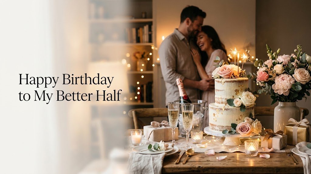 Happy Birthday to My Better Half