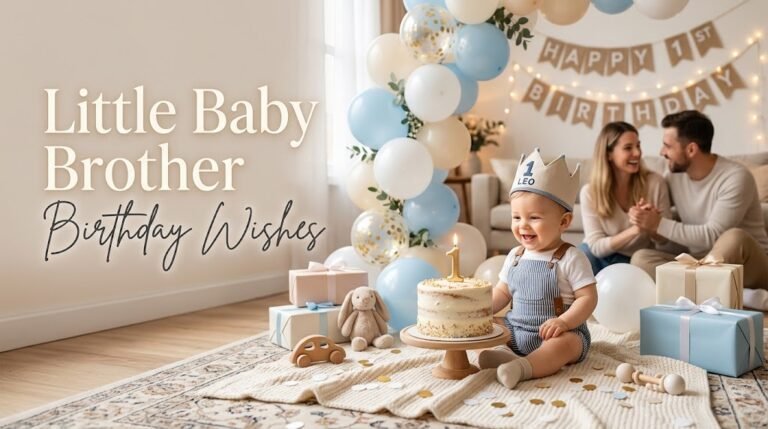 Little Baby Brother Birthday Wishes