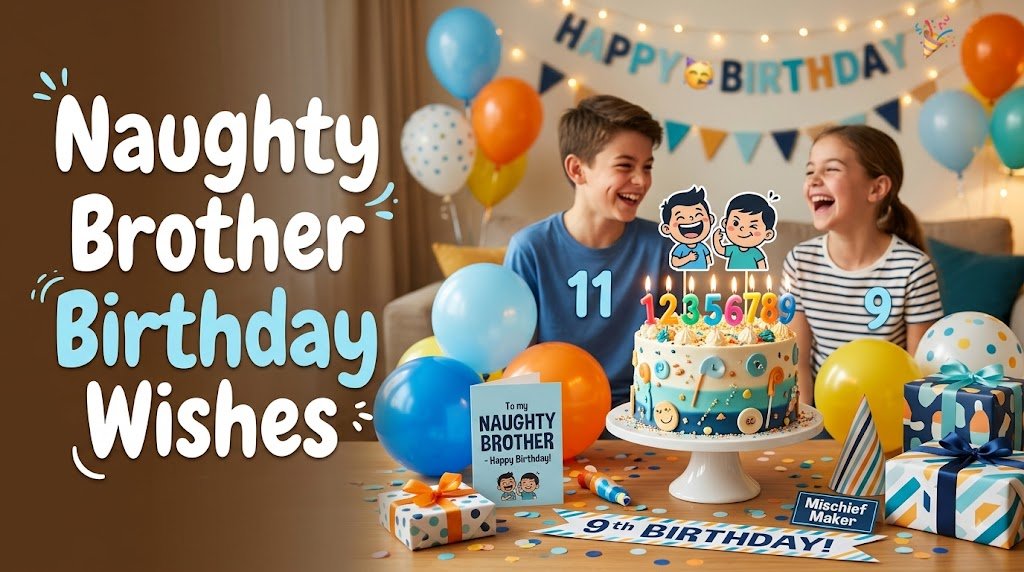 Naughty Brother Birthday Wishes