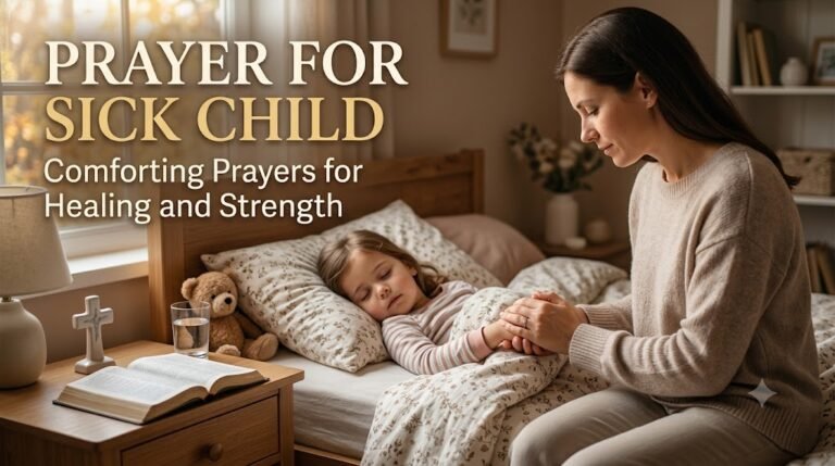 Prayer for Sick Child