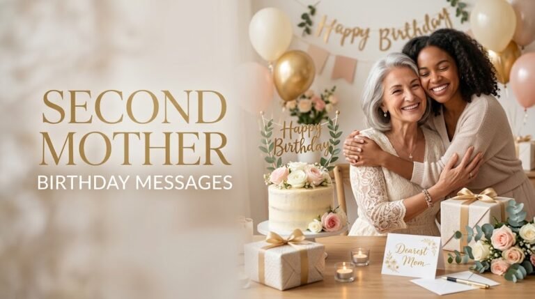 Second Mother Birthday Messages