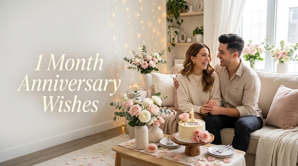 1 Month Anniversary Wishes