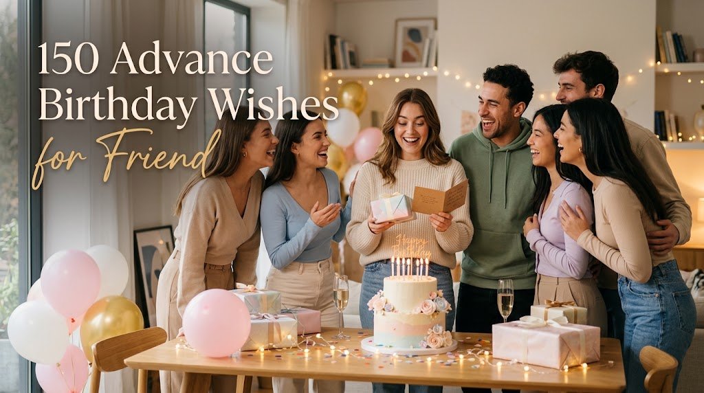 150 Advance Birthday Wishes for Friend