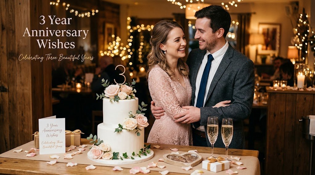 3 Year Anniversary Wishes