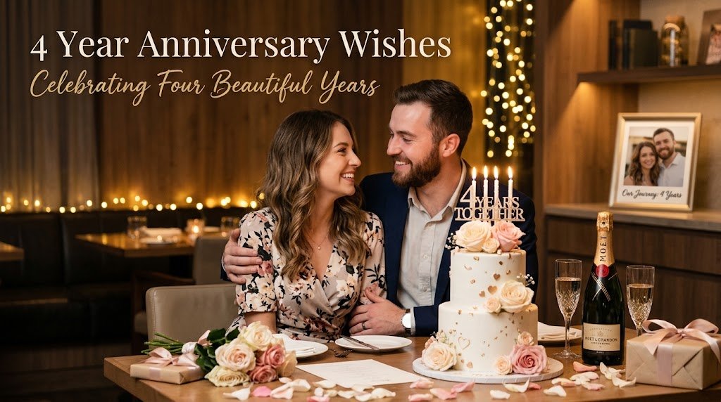 4 Year Anniversary Wishes