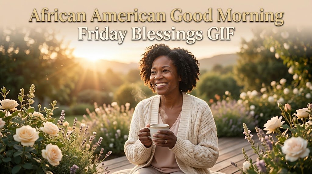 African American Good Morning Friday Blessings GIF