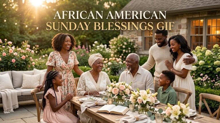 African American Sunday Blessings GIF