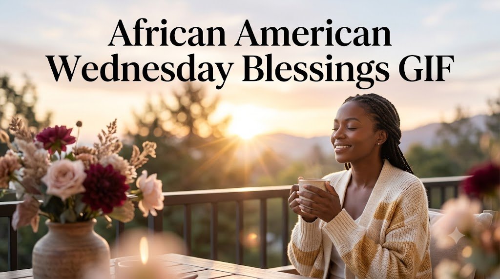 African American Wednesday Blessings GIF