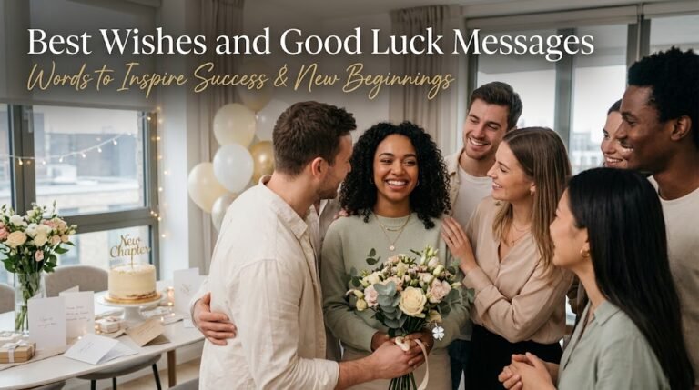 Best Wishes and Good Luck Messages