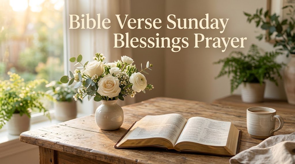 Bible Verse Sunday Blessings Prayer