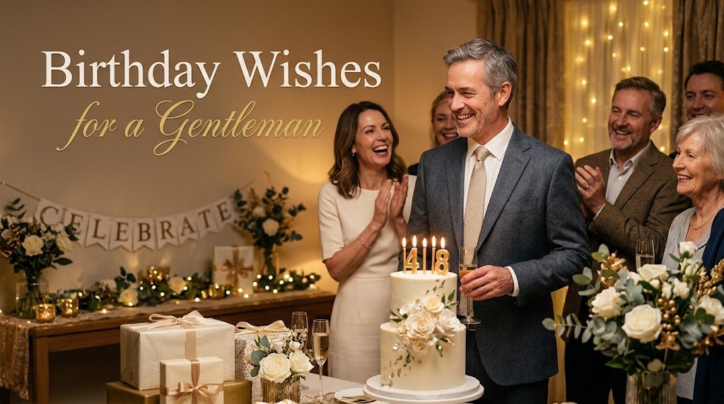 Birthday Wishes for Gentleman