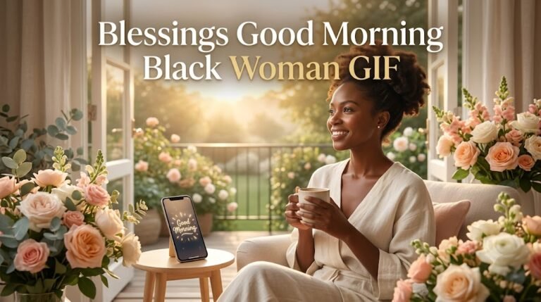 Blessings Good Morning Black Woman GIF