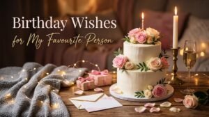 Favorite Person Birthday Wishes
