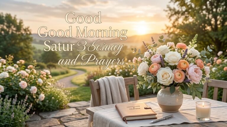 Good Morning Saturday Blessings and Prayers