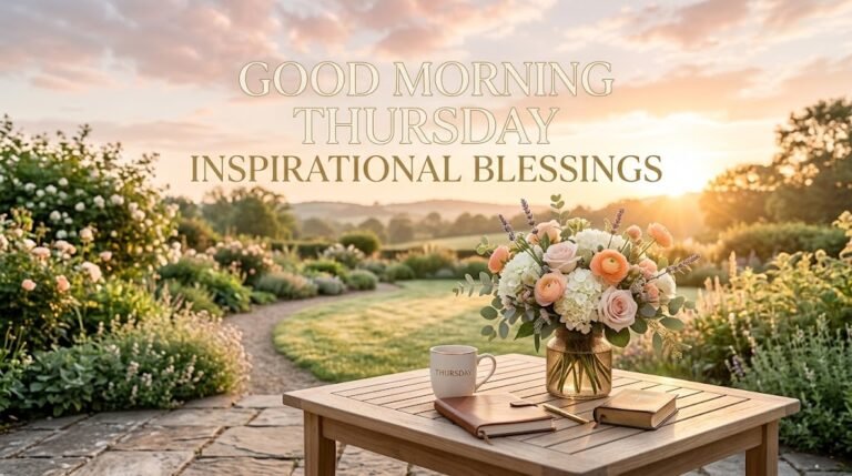 Good Morning Thursday Inspirational Blessings