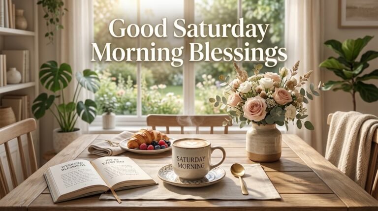 Good Saturday Morning Blessings