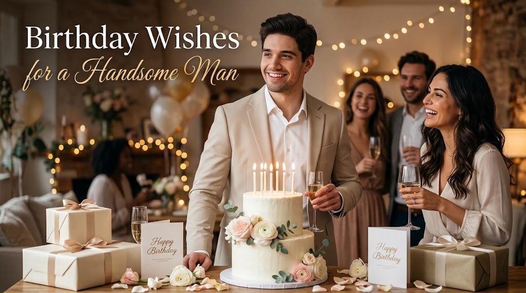 Handsome Man Birthday Wishes