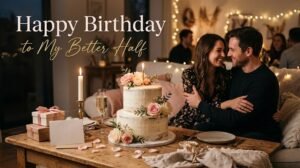 Happy Birthday to My Better Half