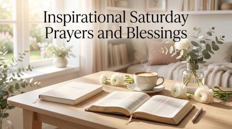 Inspirational Saturday Prayers and Blessings