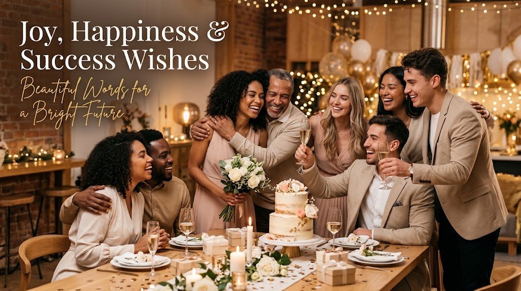 Joy Happiness and Success Wishes