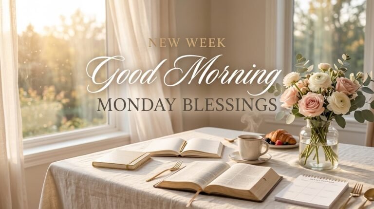 New Week Good Morning Monday Blessings