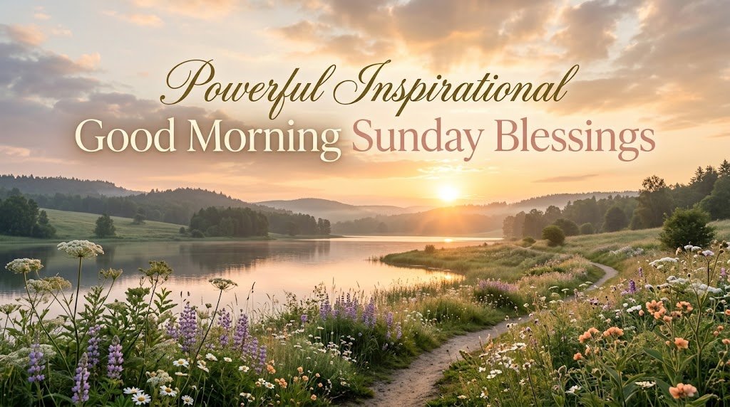 Powerful Inspirational Good Morning Sunday Blessings