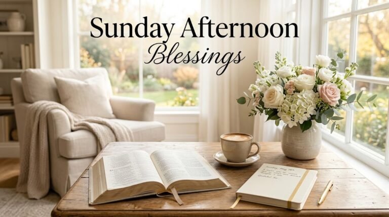 Sunday Afternoon Blessings