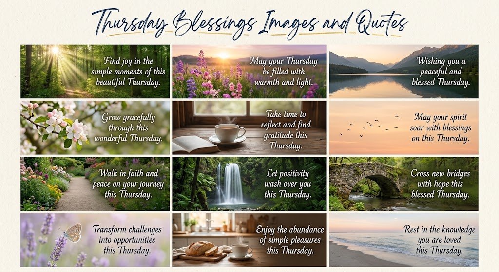 Thursday Blessings Images and Quotes