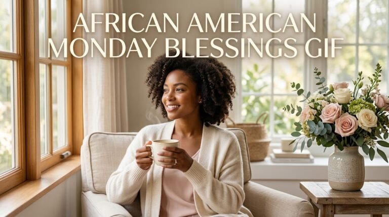 African American Monday Blessings GIF