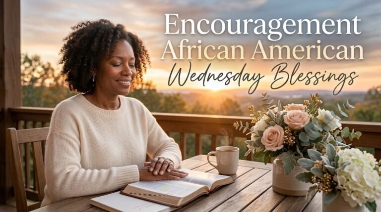 Encouragement African American Wednesday Blessings