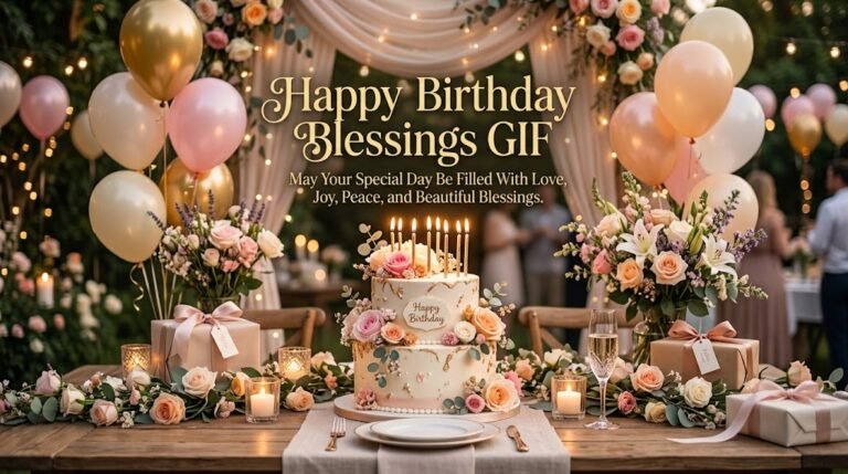 Happy Birthday Blessings GIF