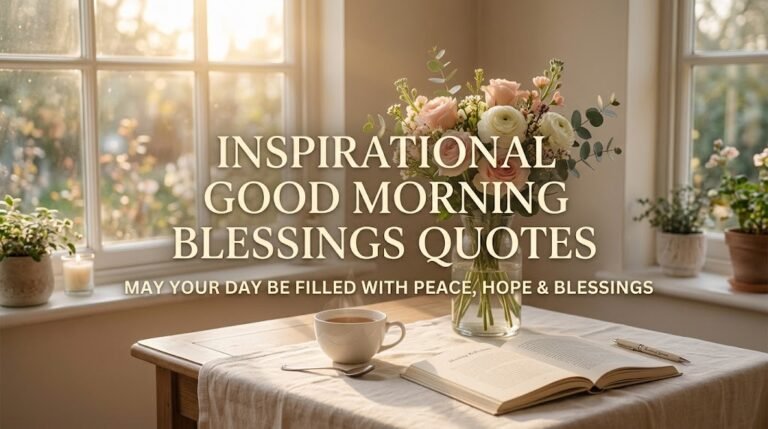 Inspiration Good Morning Blessings Quote