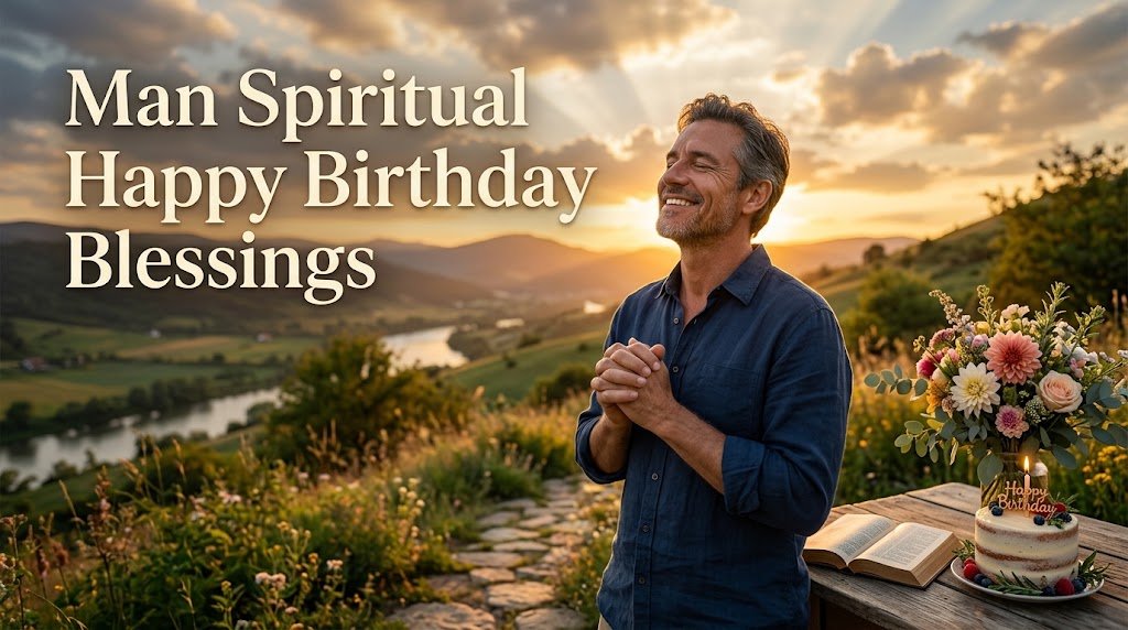 Man Spiritual Happy Birthday Blessings