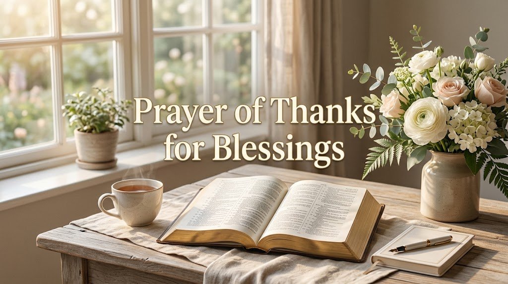 Prayer of Thanks for Blessings