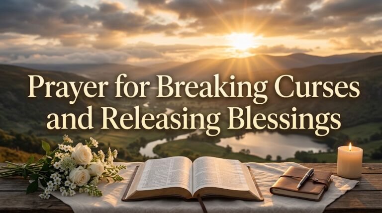 Prayer for Breaking Curses and Releasing Blessings